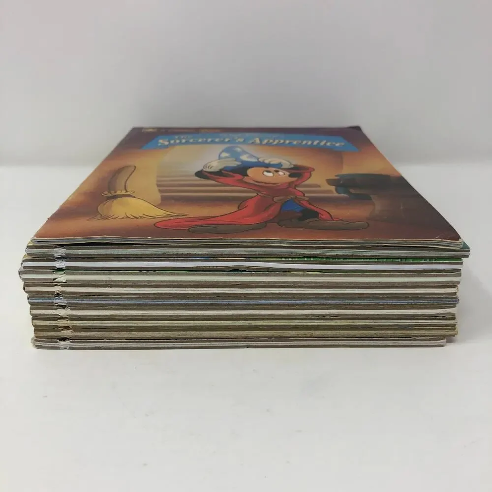 Little Golden Books Lot of 10 Modern & Vintage Disney Lion King Frozen Mickey